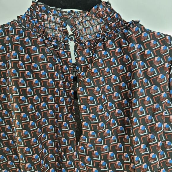 Avec les filles patterned long sleeve mini dress - Picture 8 of 13